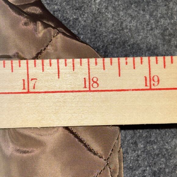 Zenana Outfitters Womens Small Brown Quilted Puffer Vest Jacket Sleeveless EUC - Picture 4 of 7